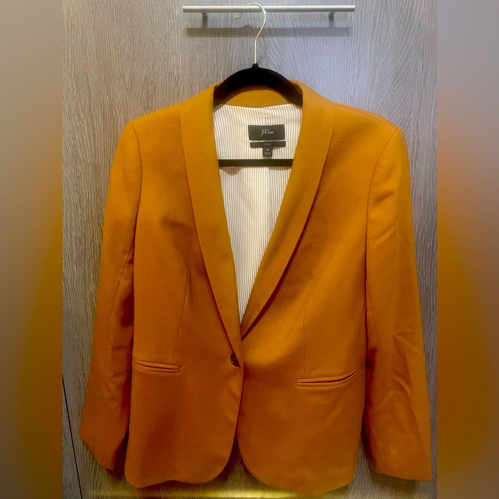 Jcrew parke wool blazer in camel